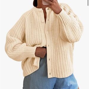 Cream Knit Women's Sweater
